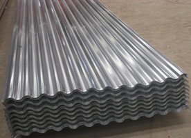 Tôles ondulées en acier galvanisé pour toiture