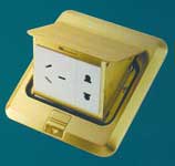 Floor electrical outlets