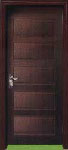 Solid plywood non-painting doors with wood slat inside
